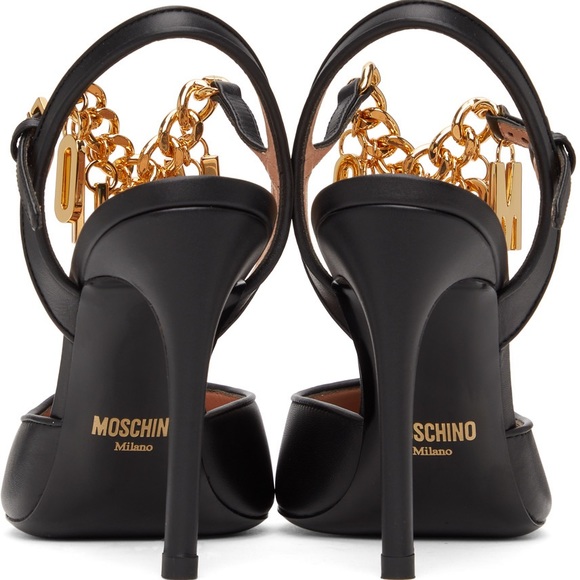 Moschino Lettering Charms Heels - Picture 3 of 15